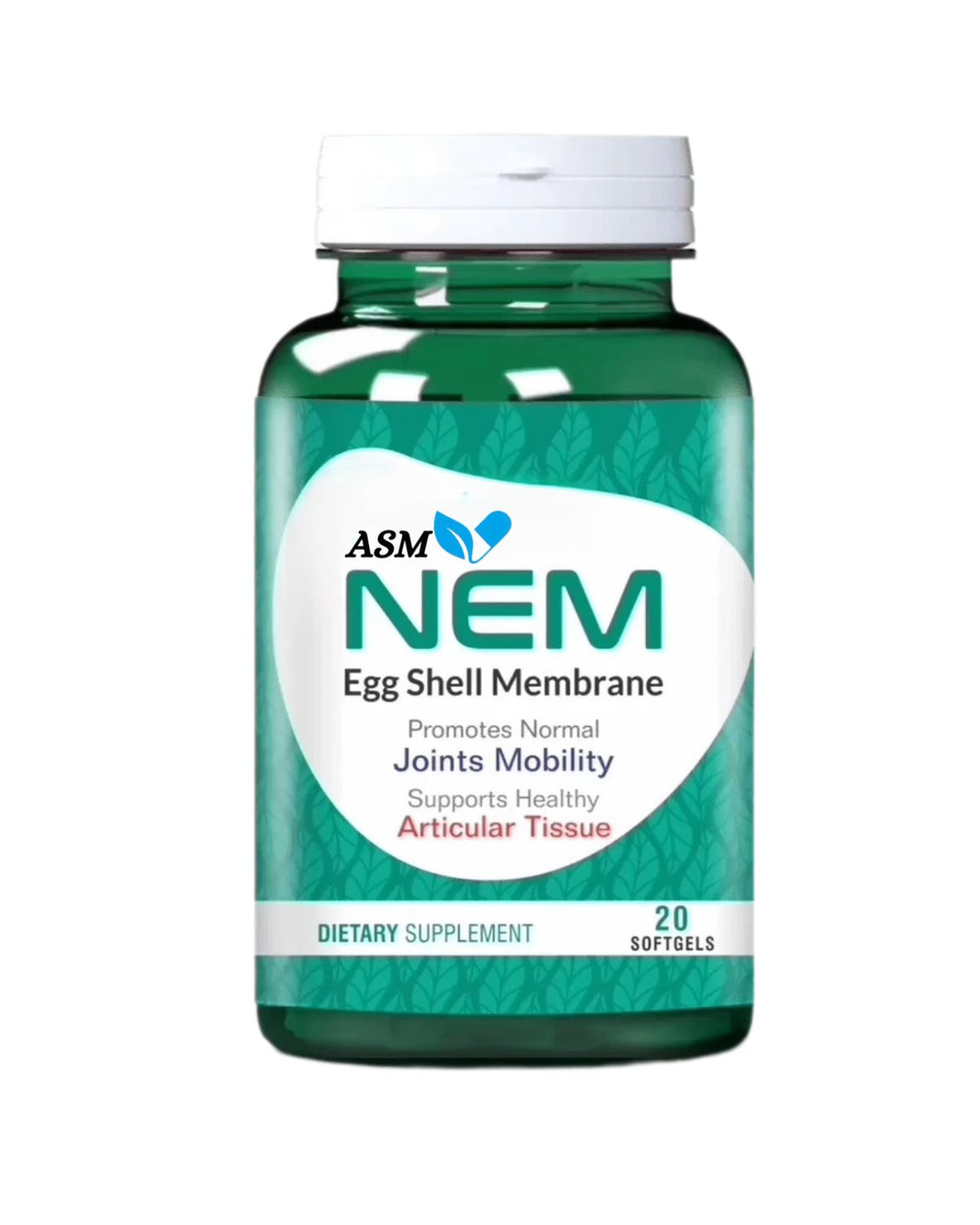 ASM NEM Joint Support – Natural Eggshell Membrane for Mobility & Flexibility (30 Softgels)