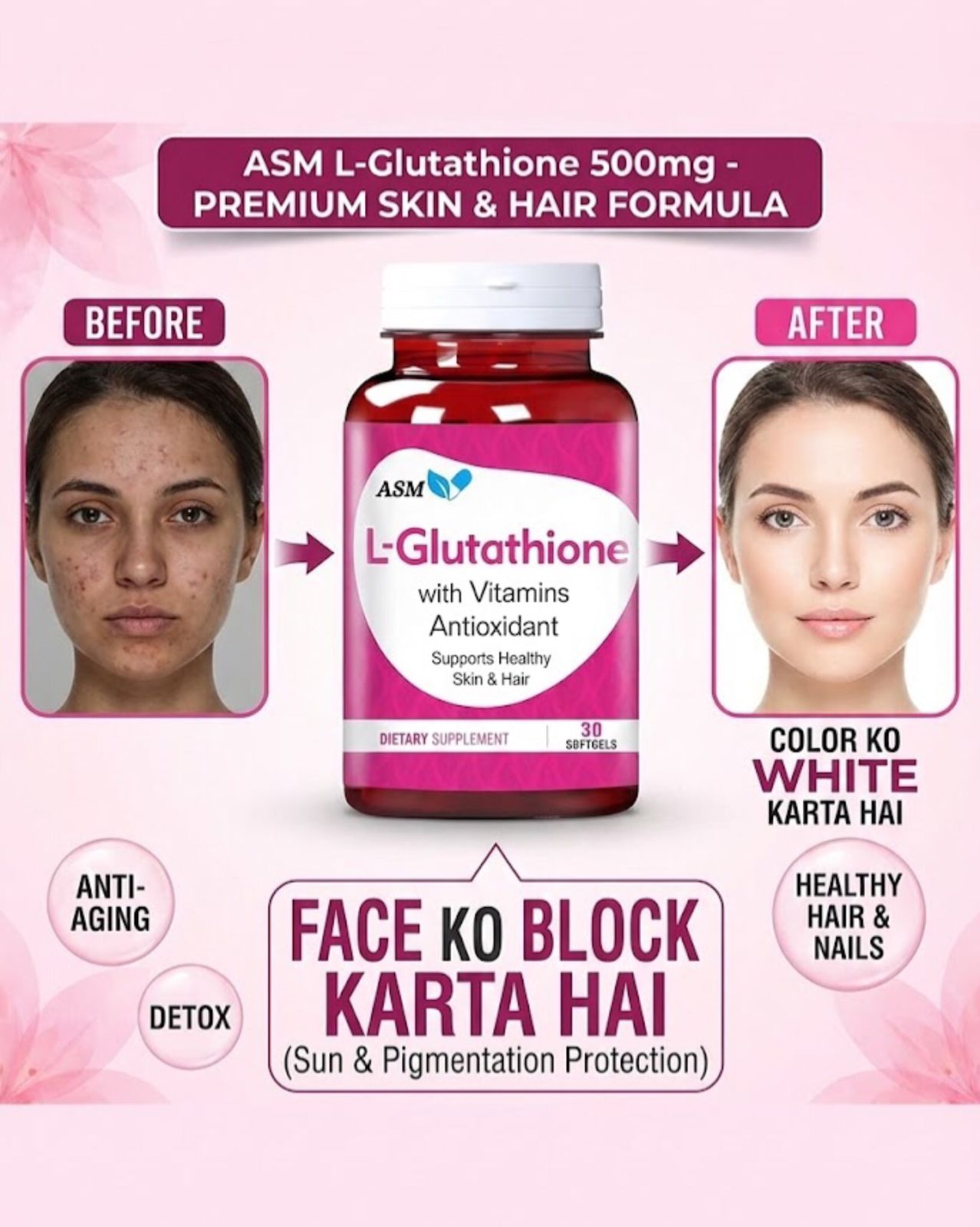 Glow from Within – ASM L‑Glutathione